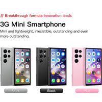 ONEMYTH S25 Pro 4.0" Mini Smartphone 2GB RAM 16GB ROM Android10.0 Face Recognition Unlock 2000mAh 3G Small Mobile Phone