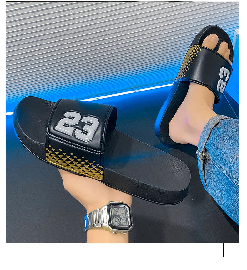 Men New Slippers Beach Summer Sandals Lightweight Non Slip Home Flip Flops Men Fashion Shoes EVA Design Slides Outdoor Orginal