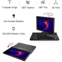 GPD Pocket 3 Intel pentium Gold 7505RAM 16GB RAM 12GB SSD Hard Disk Windows 11 Home Laptop Notebook Mini PC Touch Screen