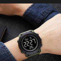 SKMEI 2122 Men's Electronic Watch Sports Waterproof Glow Electronic Watch Multi functional Student LED Watch Men's