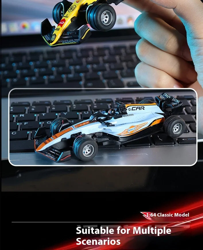 2025 New RC car August  Product 1:64 Mini Alloy Car Model, Adjustable Lighting Formula Racing, Children's Remote Control Car
