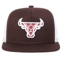 Unisex Ox Head Embroidery Hip-hop Net Hats Spring Summer Outdoor Adjustable Casual Baseball Caps Sunscreen Hat Cap