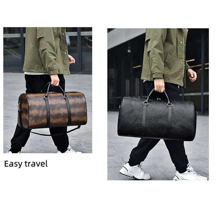 European and American Style Travel Bag Fashionable and Personalized Hand-held Shoulder Short Distance Outdoor Sports and Fitness