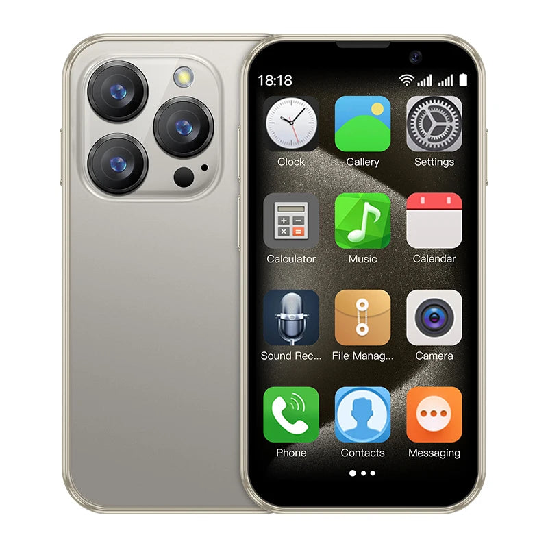 SOYES XS18 Pro 3.0" Mini Smartphone 2GB RAM 16GB ROM Facial Recognition Android9.0 Dual SIM Standby 1000mAh 3G Network Phone