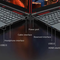 16.1 Inch Gaming Laptop Computer RTX4050 6G Intel Core i9-13900H i5-12450H windows11 por Max 64GB 2*DDR5 2*M.2 NVME 4TB SSD WiFi