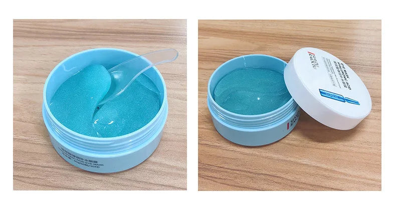 60pcs Hyaluronic Acid Crystal Collagen Eye Mask Anti Dark Circles Remove Eye Bags Moisturizing Firming Eye Patches Skin Care