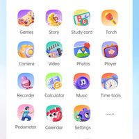 2025 New Smart Watch For Children HD Touch Screen Camera 26 Games Learn vocabulary Alarm Clock Calculator Birthday Gift Boy Girl