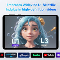 HEADWOLF FPad5/Pro Android 14 tablet 8.4 inch Max 16GB Ram 128GB/256GB ROM UFS2.1 Octa-core G99 Tablet PC Support WideVine L1