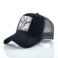 Fashion Trucker Caps With Embroidery Animals Patch Four Seasons Snapback Baseball Cap For Men Women Adjustable Visor Hat