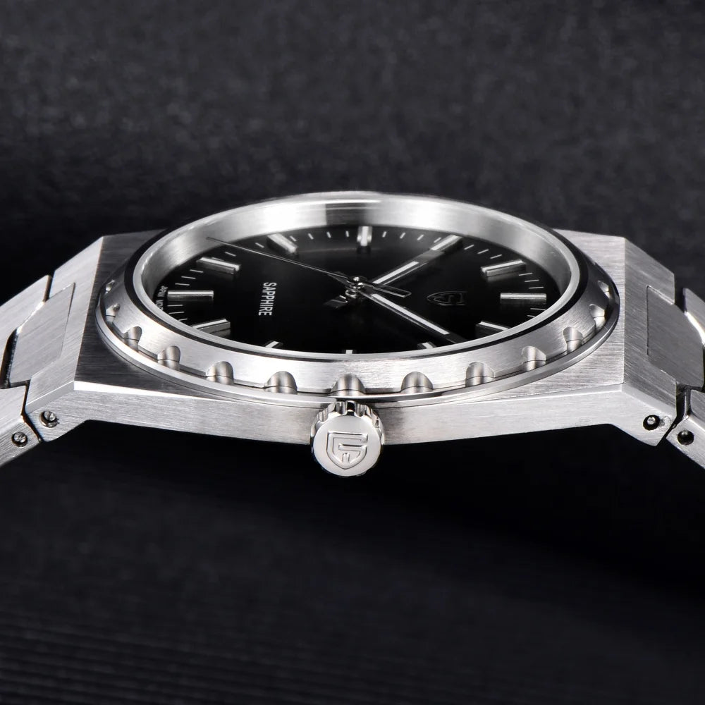 PAGANI DESIGN 2025 New Thin 7mm Fashion Men Quartz Watch V2 Stainless Steel Sapphire 10Bar Waterproof  C3 reloj hombre