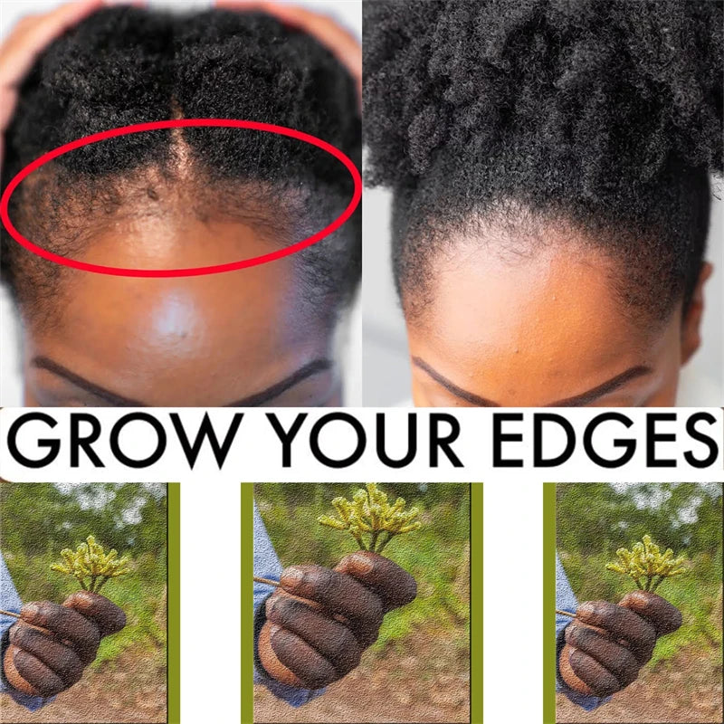 Fast Hair Growth Oil African Crazy Traction Alopecia Chebe Hair Mask Anti Hair Break Hair Strengthener Hair Loss Treatment Spray
