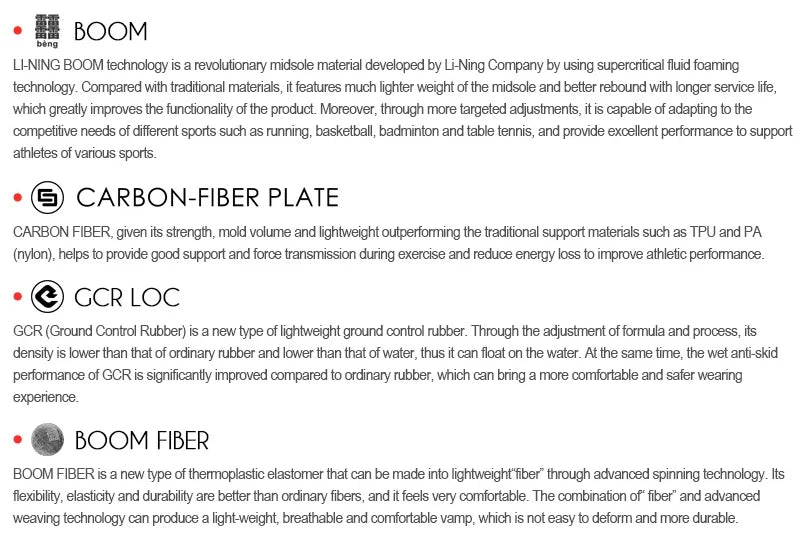 Li-Ning Men's FEIDIAN 5 CHALLENGER Racing Running Shoes SUPER BOOM Cushion CARBON-FIBER PLATE LiNing Competitive Sneaker ARMV001