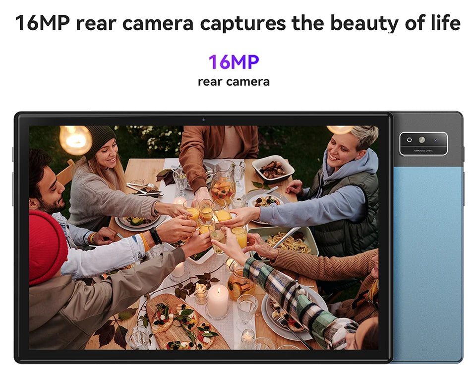 HEADWOLF WPad3 Android 12 Tablet 10.1 inch 6GB RAM DDR4X 128GB ROM UFS 2.1 MTK 8183 Octa-core Tablet PC Rear Camera16MP 7700 mAh