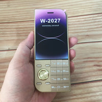 2025 New Push Button Mobile Phone 2.8' Three SIM 3SIM Bluetooth Flashlight MP3 Wireless FM Camera Vibration BigHorn CellPhone