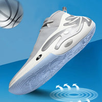 High-quality Men Basketball Shoes for Women Leather Basketball Sneakers Men Outdoor Rubber Anti Slip Sports Training Shoes Male