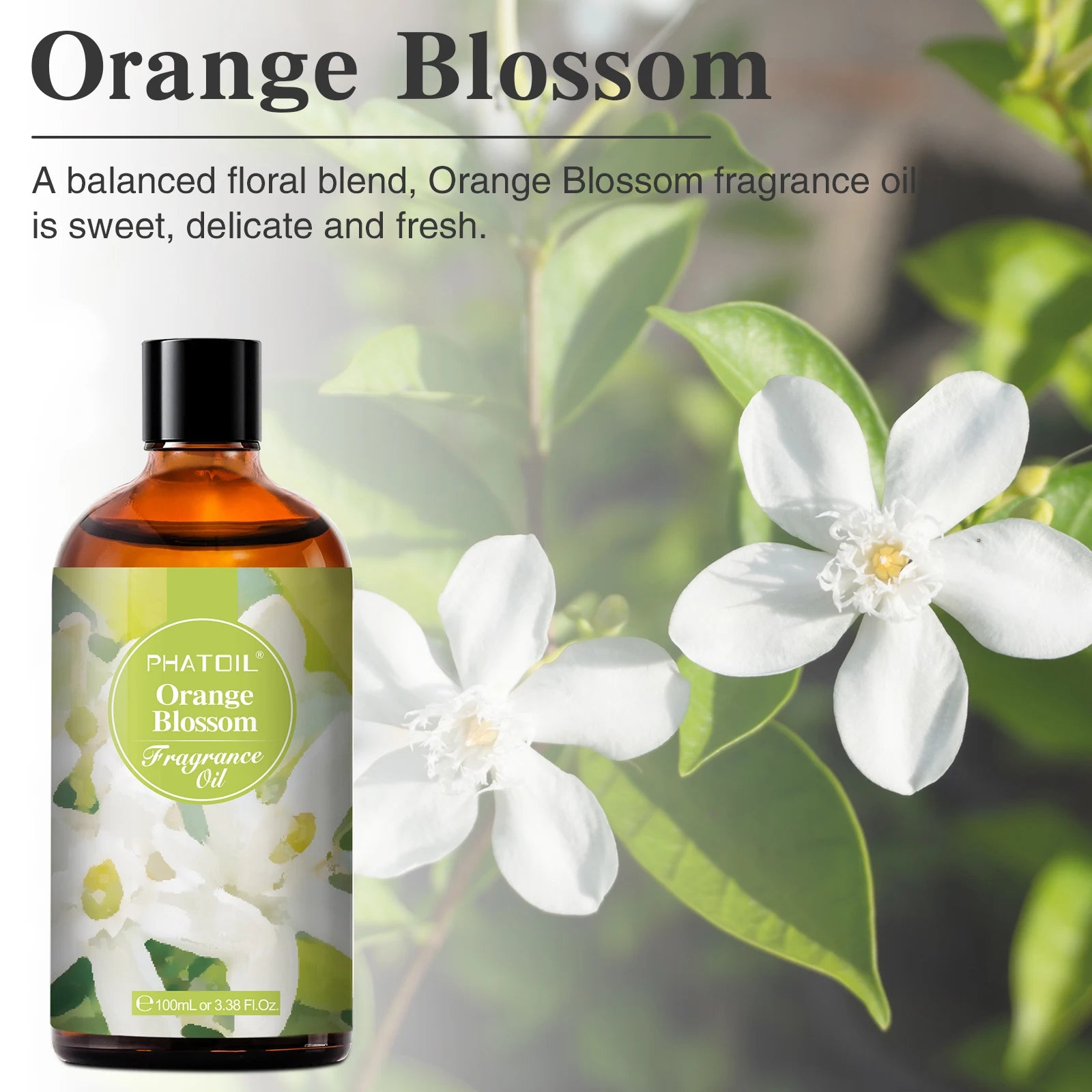 PHATOIL 100ml Aroma Fragrance Oil Fresh Linen Bubble Gum Baby Powder Angel Aromatherapy Essential Oils For Skin Candle Making