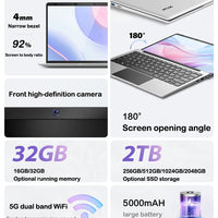 New 14.1" Laptop Intel Core i9-9900 32GB 2TB Gaming PC Ultra Slim Office Study Computer PC Windows 11 Pro  1920*1080 HD