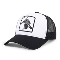 Animal Embroidery Color Block Cartoon Baseball Hats New Men Women Mesh Sunshade Casual Breathable Fashion Versatile Trucker Caps