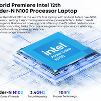 CHUWI 14.1-inch GemiBook XPro Laptop Intel N100/N150 Graphics 600 GPU Screen 8GB RAM 256GB SSD With Cooling Fan Windows 11