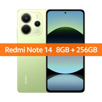 Xiaomi Redmi Note 14 Global Version MediaTek Helio G99-Ultra 108MP AI Camera 6.67" AMOLED 120Hz Display 5500mAh