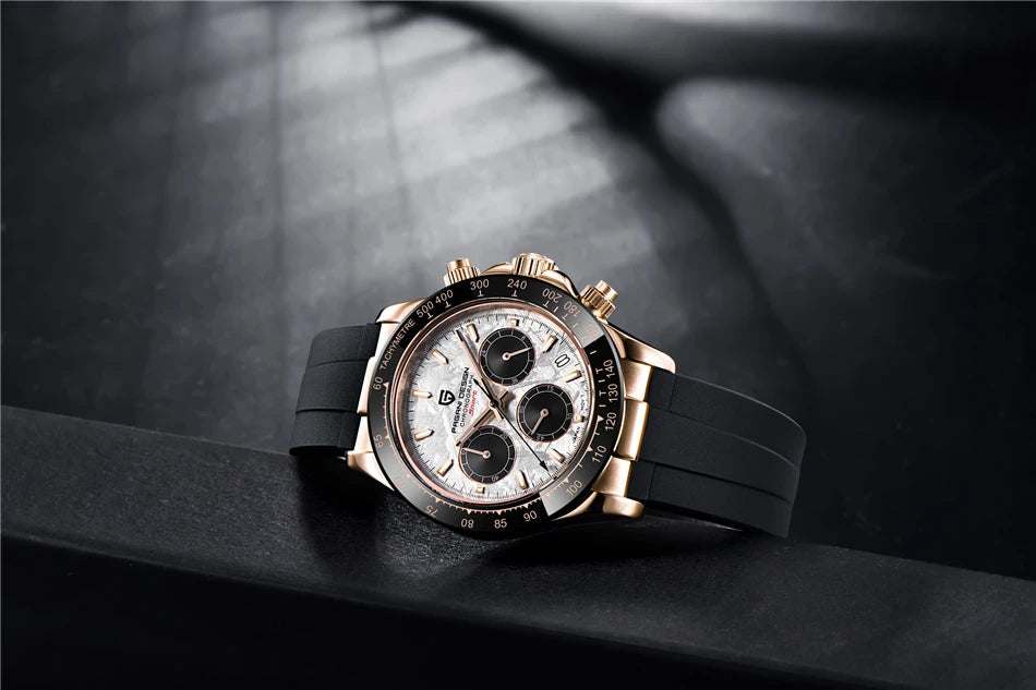 40mm New V2 PAGANI DESIGN Men's Quartz Watches Sapphire Retro Chronograph Stainless Steel Waterproof Watch Men Relogio Masculino