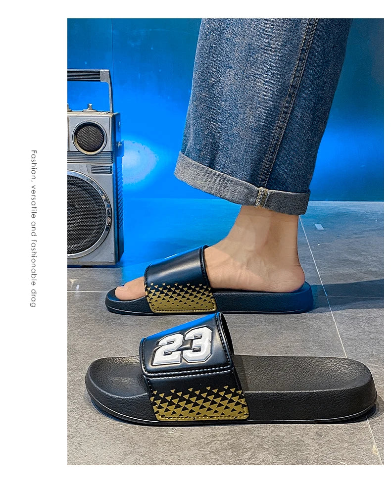 Men New Slippers Beach Summer Sandals Lightweight Non Slip Home Flip Flops Men Fashion Shoes EVA Design Slides Outdoor Orginal