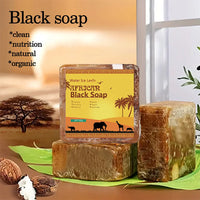 African Black Soap Acne Treatment Deep Cleaning Exfoliate Facial Moisturizing Skin Smoothing Face Soap for Skin Care