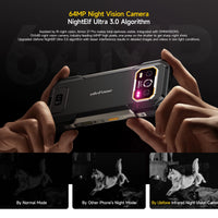 Ulefone Armor 27 Pro 5G Rugged Phone 10600mAh Smartphone 50MP Camera 64MP Night Android 14 Up to 24GB+256GB NFC Waterproof Phone