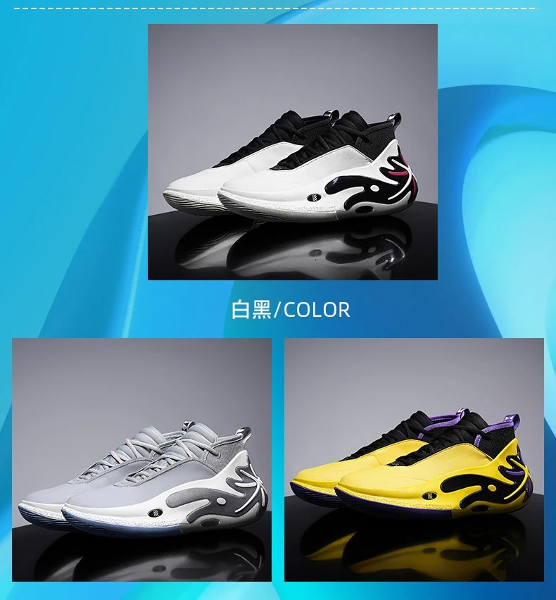 High-quality Men Basketball Shoes for Women Leather Basketball Sneakers Men Outdoor Rubber Anti Slip Sports Training Shoes Male