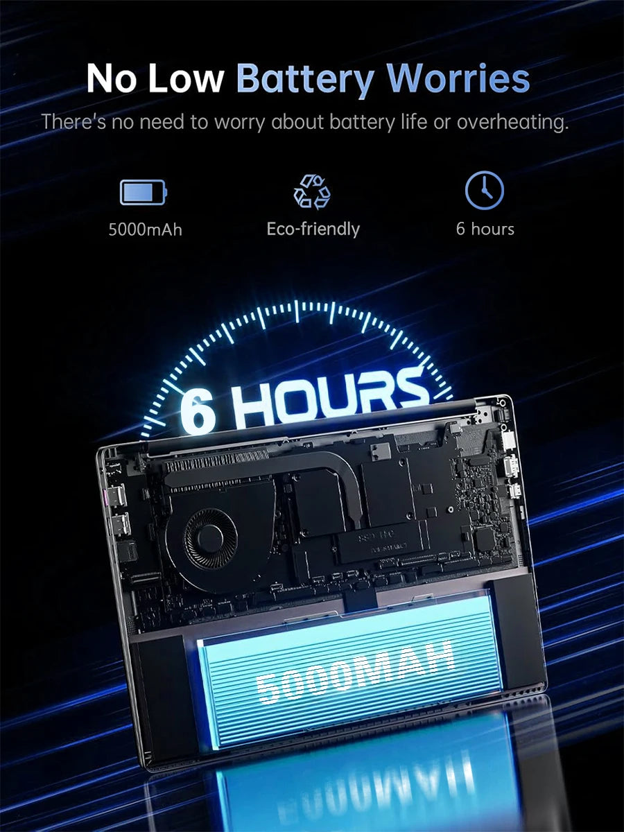 ACEKAMAS 15.6" Portable Laptop Computer Intel Core i7 6500U i3 6100U Windows 11 Pro 16GB DDR4 1TB SSD Notebook PC Gaming Laptops