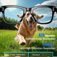 2025 New Smart Glasses With Red Coated Lenses W610 800W HD Camera 32GB Photo Video Shooting AI Translation Recognition Glasses