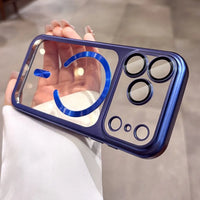 17ProMax Cases Original Soft Magsafe Case for iPhone 17 Pro Max iPhone17 ProMax Transparent Lens Film Wireless Charging Cover