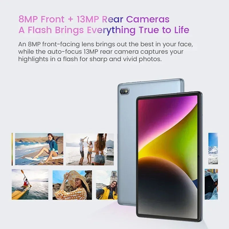 Blackview Tab 7 pro Tablet 10.1'' FHD Display GPS 6GB 128GB 4G 13MP Camera 6580mAh  Unisoc T606 Android 12 Tablets Pad PC