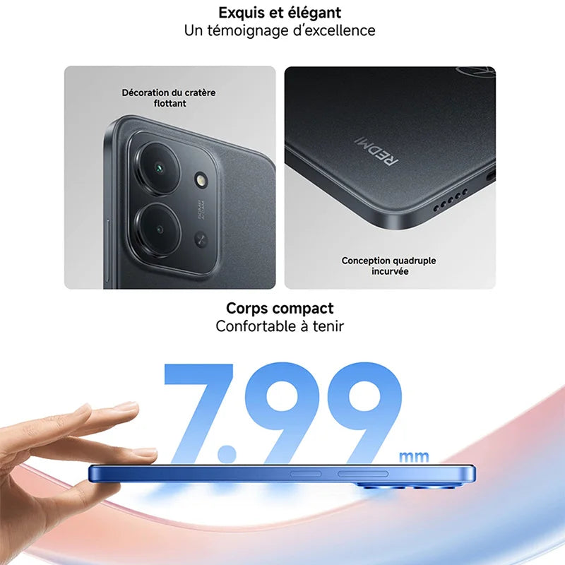 Xiaomi Redmi 15C, Smartphone, 6.9" Screen, 120 Hz, MediaTek Helio G81-Ultra, 6000mAh battery, 50MP Camera, IP64