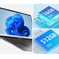 Teclast F17Plus 17.3 inch Laptop Intel N150 16GB RAM 512GB SSD Windows 11 Notebook 180° Flip Computer Backlit Keyboard mini-HDMI