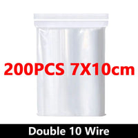 Small Zip Lock Plastic Bags Reclosable Transparent Bag Vacuum Storage Bag Ziplock Food Storage Bags Plastic Zip bag Sealing bag