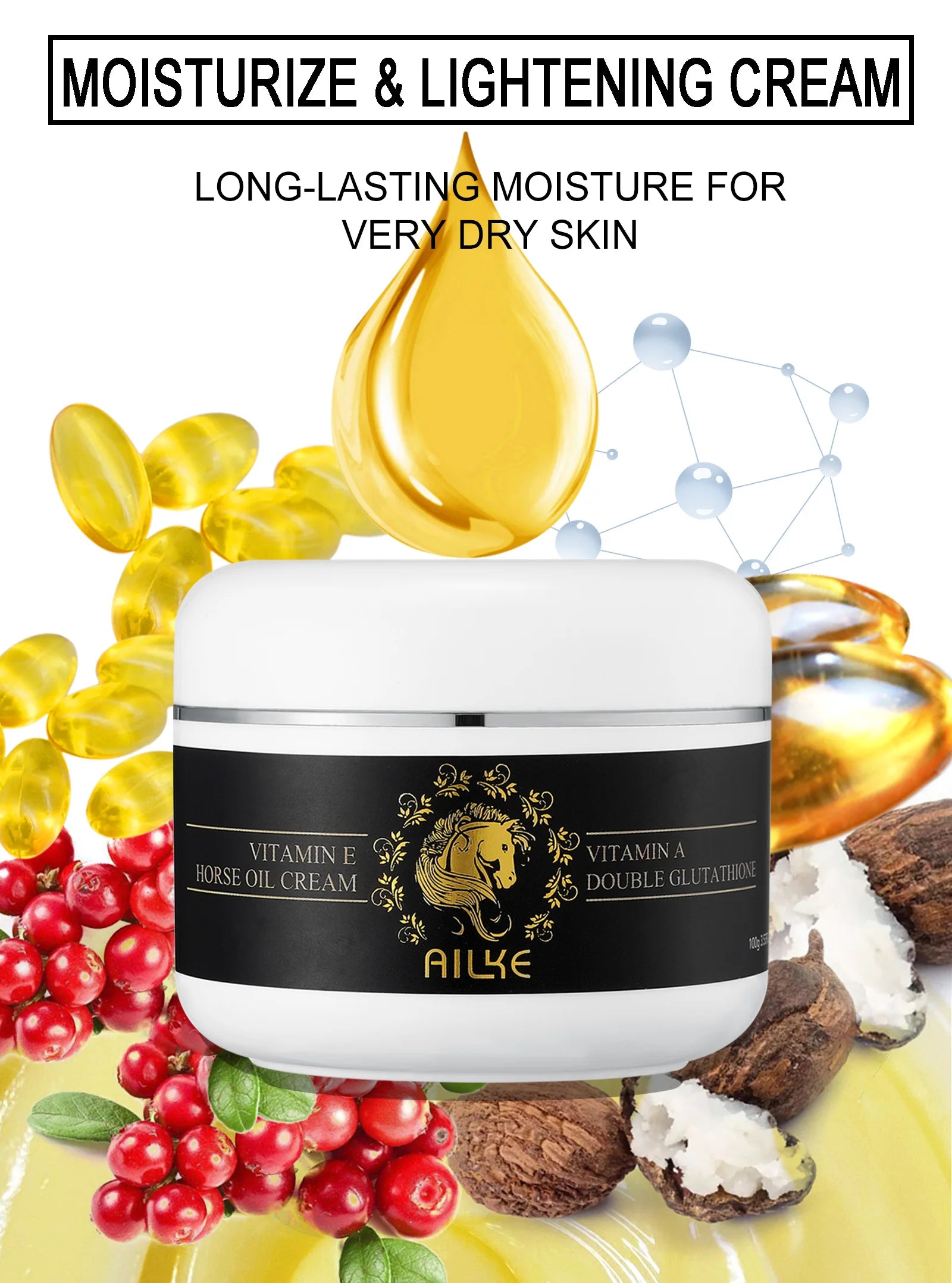 AILKE Collagen Women Skin Care Set, Moisturizing, Whitening, Youther, Remove Freckle, Dark and Black Spots, Skin Lightening Kit