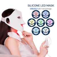 7 Colors LED Silicone Beauty Machine Skin Care Face Mask for Home Use