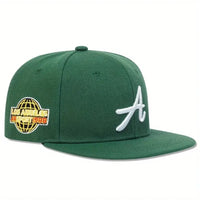 Casual hip-hop punk letter embroidered flat-brimmed baseball cap, sun protection and breathable, ideal for gift-giving