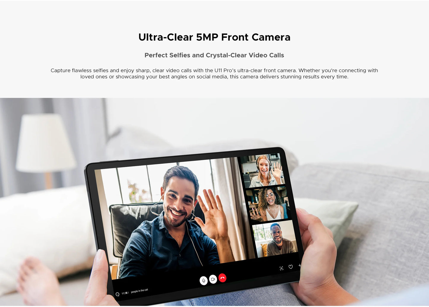 Global Version DOOGEE U11 Pro Android 15 Tablet PC 11 inch Ultra-clear 90Hz Display 30GB(6 + 24) 256GB 8580mAh Battery Tablet