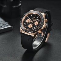 40mm New V2 PAGANI DESIGN Men's Quartz Watches Sapphire Retro Chronograph Stainless Steel Waterproof Watch Men Relogio Masculino