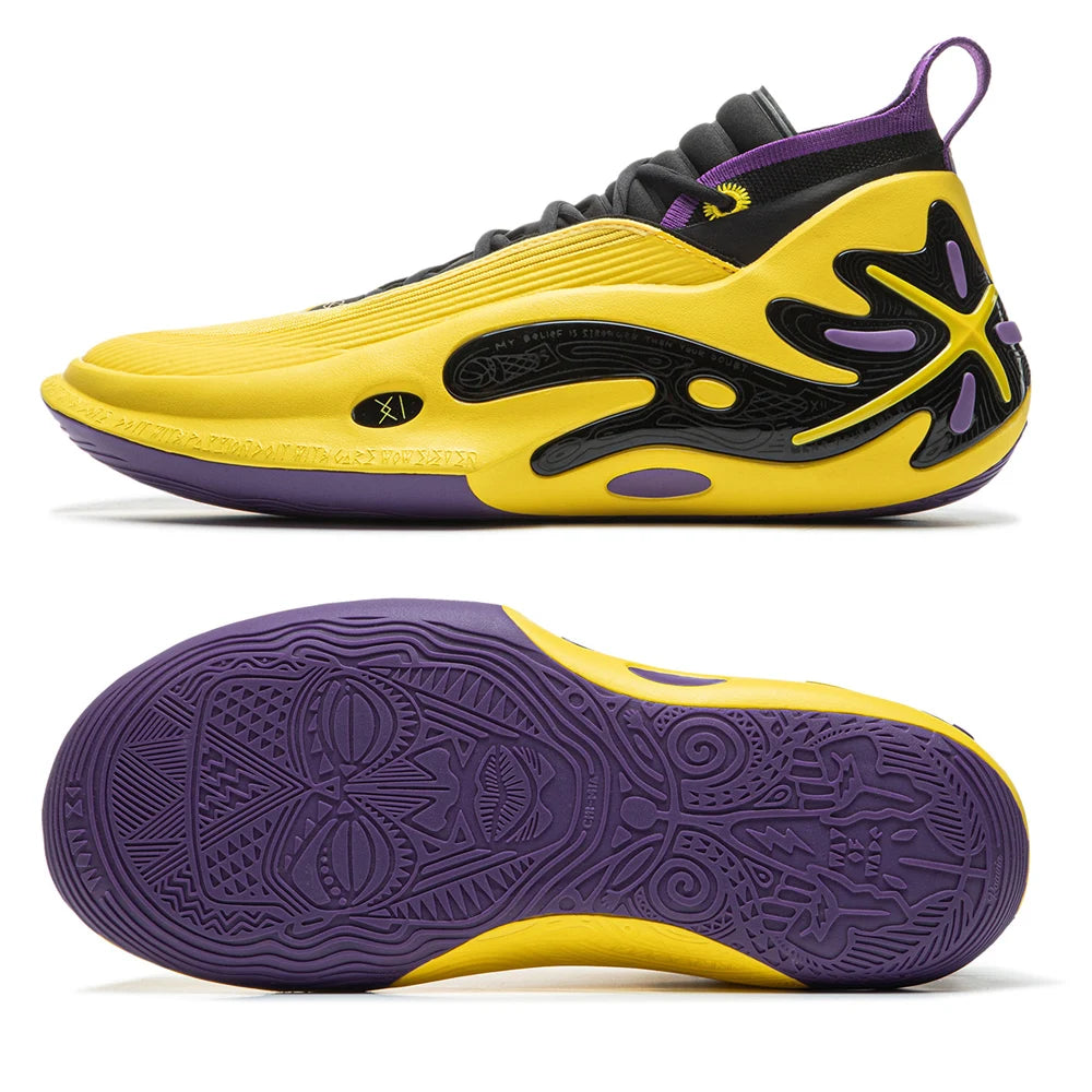 Li-Ning Men's WAY OF WADE 11 WHITE HOT Professional Basketball Shoes Carbon Plate Cushion Support Indoor Sneakers ABAU049