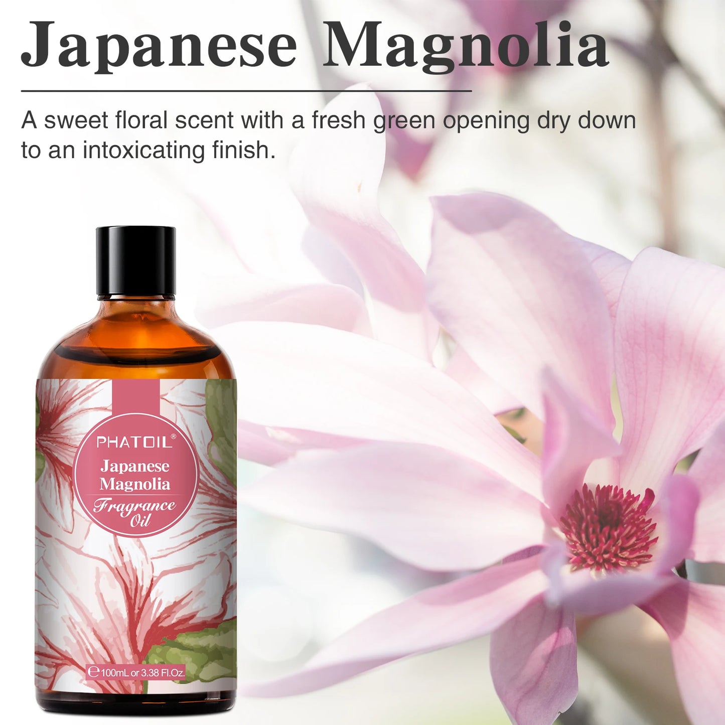 PHATOIL 100ml Aroma Fragrance Oil Fresh Linen Bubble Gum Baby Powder Angel Aromatherapy Essential Oils For Skin Candle Making