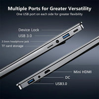 ACEKAMAS 15.6" Portable Laptop Computer Intel Core i7 6500U i3 6100U Windows 11 Pro 16GB DDR4 1TB SSD Notebook PC Gaming Laptops