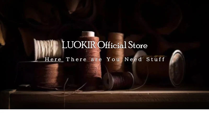 LUOKIR High Quality Men's Travel Bag Genuine Leather Luxury Luggage Bag Women's Weekend Duffle Bag Vintage Business Handbag