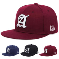 Unisex Personality A Letter Embroidery Hip-hop Hats Outdoor Adjustable Casual Baseball Caps Sunscreen Hat Sports Cap