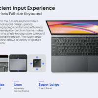 CHUWI FreeBook Laptop i3-1215U / N150 Processor 13.5" IPS Screen 2 In 1 Laptop Tablet PC 12GB RAM 512GB SSD Support Stylus