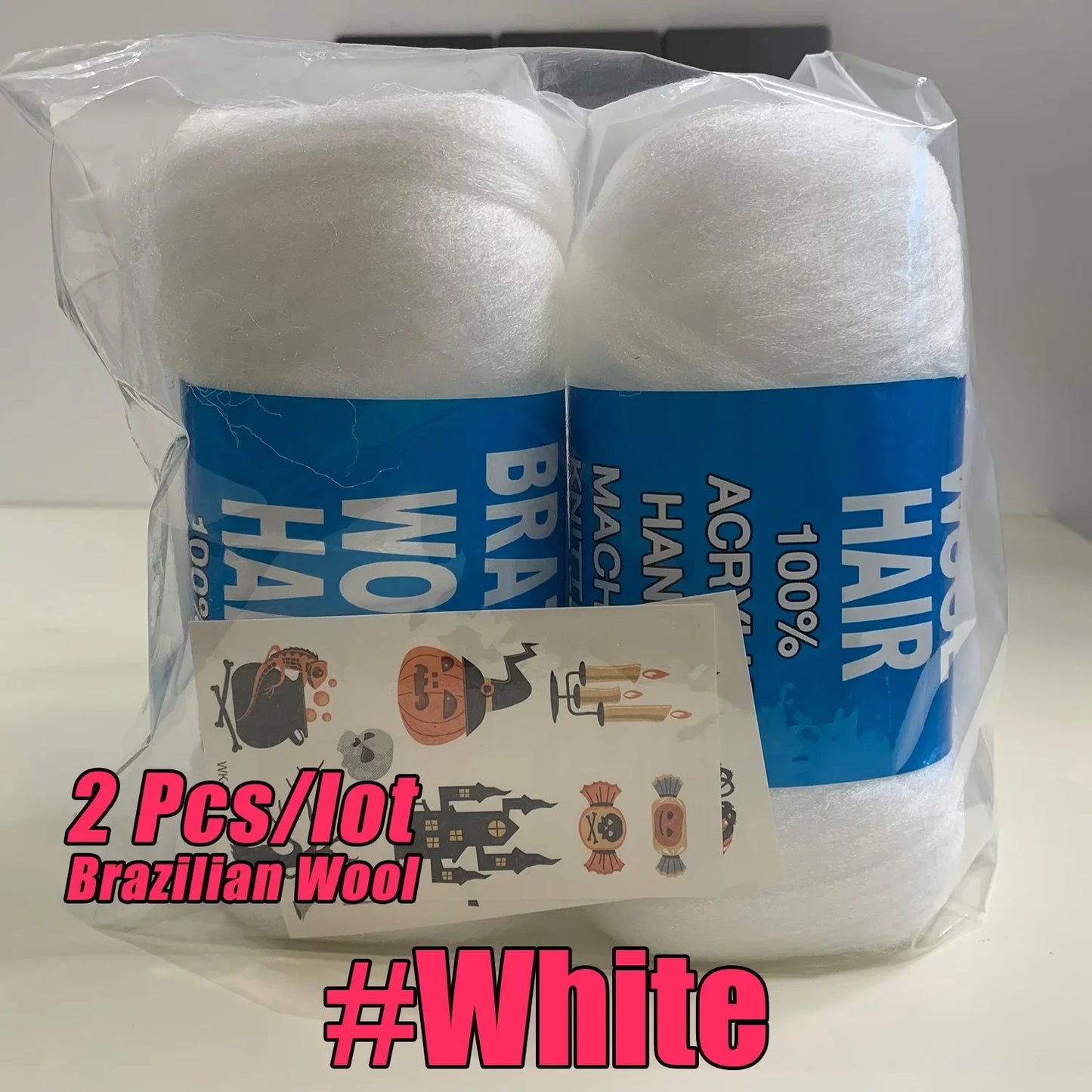 70g/ball Brazilian Wool Hair Yarn for Braiding Synthetic Artificial Senegalese Twisting Wig Hair Attachment Knitting Salon