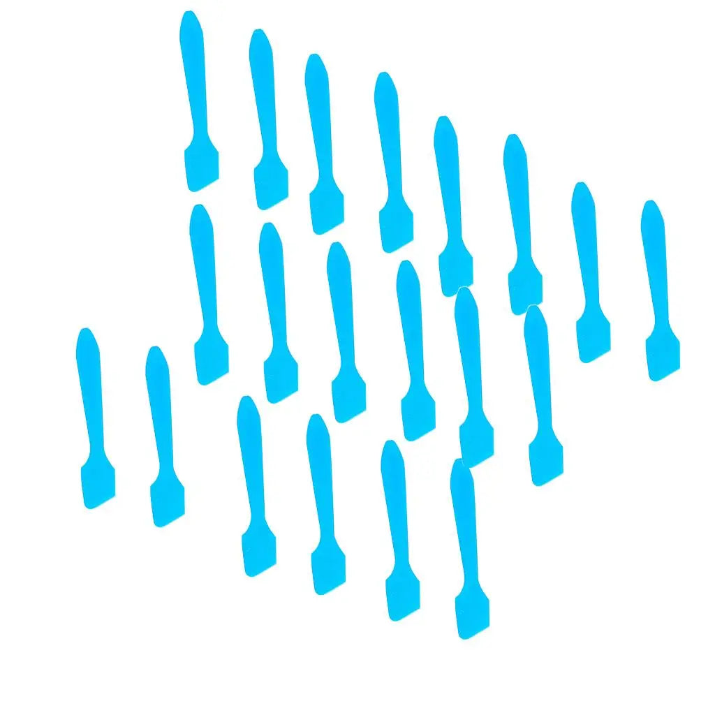100Pcs Plastic Spatula Disposabled Cosmetic Spoon Skin Care Cream Face Mask Mixing Spoon Beauty Tool