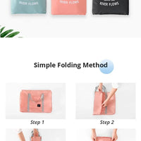 2 Pack Foldable Travel Duffel Bag for Airlines Carry on Bag Weekender Overnight Hospital Tote Bag Gym Duffel Bag Women Men